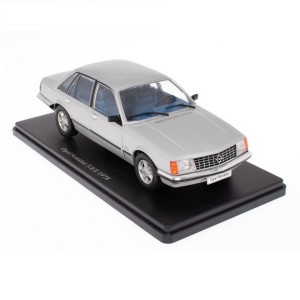 Метална кола Opel Senator 3.0 E / Опел, 1978, Hachette, мащаб 1:24, сив цвят