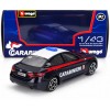 Колекционерски метален модел Alfa Romeo Giulia Carabinieri / Алфа Ромео, 2015, Bburago, 1:43, тъмносин