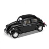 Колекционерски метален модел Volkswagen Beetle / Фолксваген, 1968, Welly, 1:24, черен
