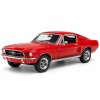 Колекционерски метален модел Ford Mustang GT / Форд Мустанг, 1967, WELLY, 1:24, червен