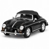 Колекционерски метален модел Porsche 356A Speedster / Порше, Welly, мащаб 1:24, черен