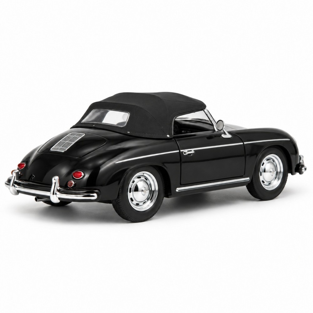 Колекционерски метален модел Porsche 356A Speedster / Порше, Welly, мащаб 1:24, черен