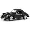 Колекционерски метален модел Porsche 356A Speedster / Порше, Welly, мащаб 1:24, черен