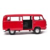 Колекционерски метален модел Volkswagen Bus T2 / Фолксваген, 1972, Welly, мащаб 1:34, червен