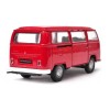 Колекционерски метален модел Volkswagen Bus T2 / Фолксваген, 1972, Welly, мащаб 1:34, червен