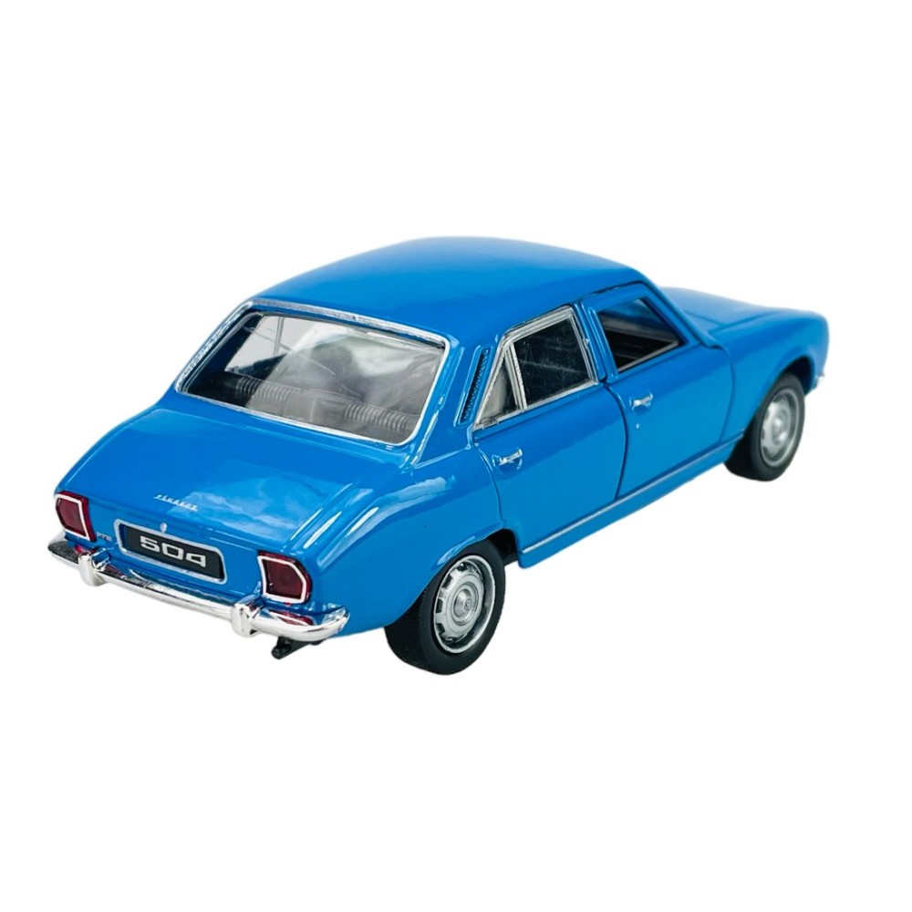 Колекционерски метален модел Peugeot 504 / Пежо, 1975, WELLY, 1:34, син