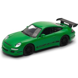 Колекционерски метален модел Porsche 911 GT3 RS / Порше, WELLY, 1:34, зелен