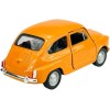 Колекционерски метален модел Fiat 500 Nuova / Фиат, 1957, WELLY, 1:34, жълт
