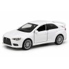 Колекционерски метален модел Mitsubishi Lancer Evolution X / Мицубиши, 2007, WELLY, 1:34, бял