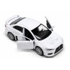 Колекционерски метален модел Mitsubishi Lancer Evolution X / Мицубиши, 2007, WELLY, 1:34, бял
