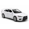 Колекционерски метален модел Mitsubishi Lancer Evolution X / Мицубиши, 2007, WELLY, 1:34, бял