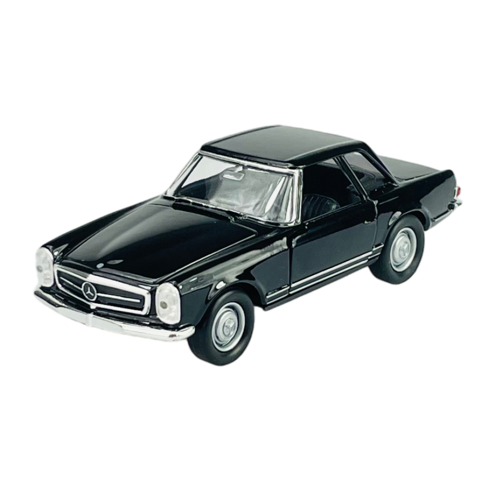 Колекционерски метален модел Mercedes-Benz 230 SL (W113) / Мерцедес-Бенц, 1963, WELLY, 1:34, черен