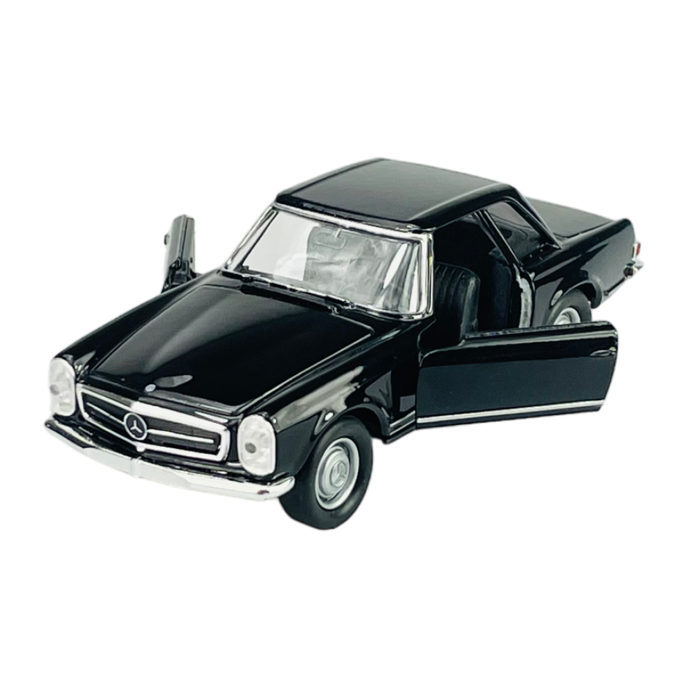 Колекционерски метален модел Mercedes-Benz 230 SL (W113) / Мерцедес-Бенц, 1963, WELLY, 1:34, черен