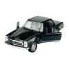 Колекционерски метален модел Mercedes-Benz 230 SL (W113) / Мерцедес-Бенц, 1963, WELLY, 1:34, черен