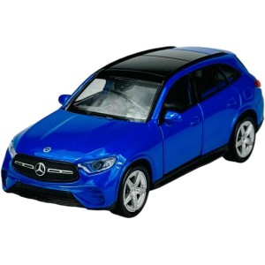 Колекционерски метален модел Mercedes-Benz GLC X253 / Мерцедес-Бенц, 2019, WELLY, 1:34, син металик