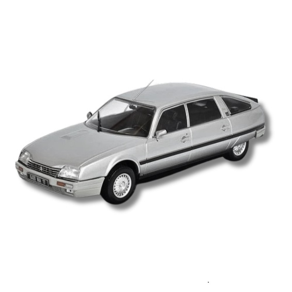 Метална колa Citroen CX 2500 Prestige Phase 2 / Ситроен, 1985, Hachette, мащаб 1:24, сив цвят