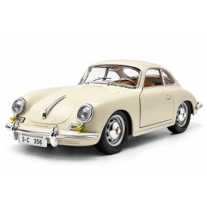 Колекционерски метален модел Porsche 356 B Coupé / Порше, 1961, Bburago, 1:24, бял