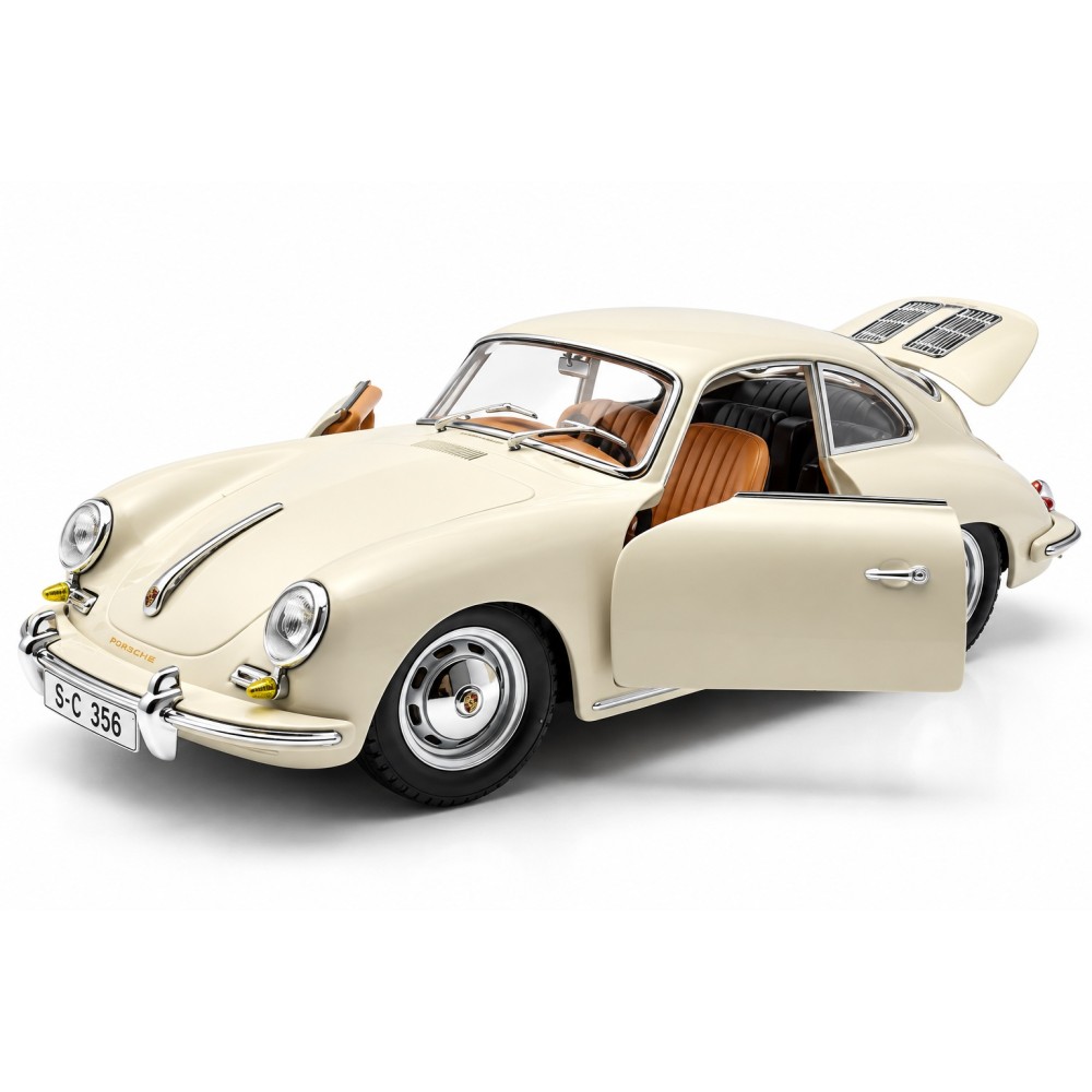 Колекционерски метален модел Porsche 356 B Coupé / Порше, 1961, Bburago, 1:24, бял