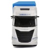 Колекционерски метален модел Iveco S-Way 570 с полуремарке / Ивеко, Bburago, 1:43, бял и син