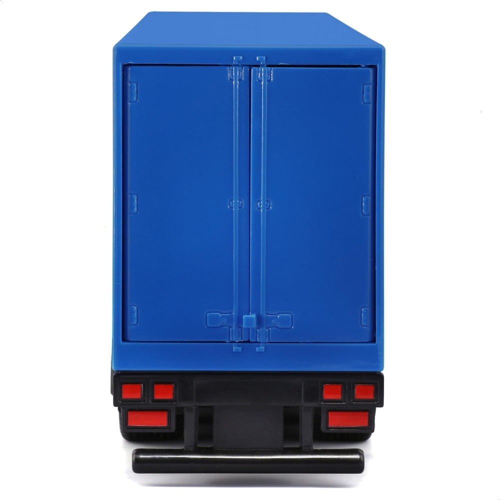 Колекционерски метален модел Iveco S-Way 570 с полуремарке / Ивеко, Bburago, 1:43, бял и син