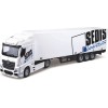 Колекционерски метален модел Mercedes-Benz Actros Sedis Logistics / Мерцедес-Бенц, Bburago, 1:43, бял