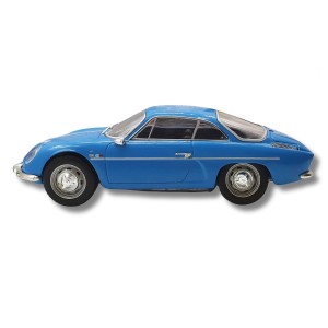 Метална кола Renault Dinalpine / Рено Диналпин, 1972, Hachette, мащаб 1:24, син цвят