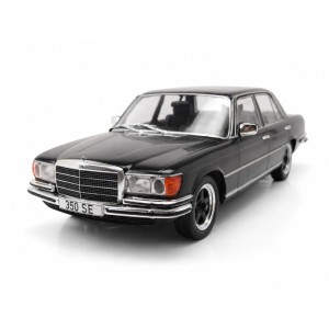 Метална кола Mercedes S-Class (W116) / Мерцедес, 1972, MCG, мащаб 1:18, черен цвят