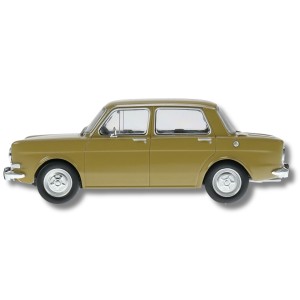 Метална кола Simca 1000 / Симка, 1969, Hachette, мащаб 1:24, бежов цвят