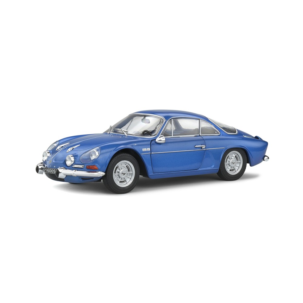 Метална кола Renault Alpine A110 1600S / Рено, 1969, Solido, мащаб 1:18, син цвят