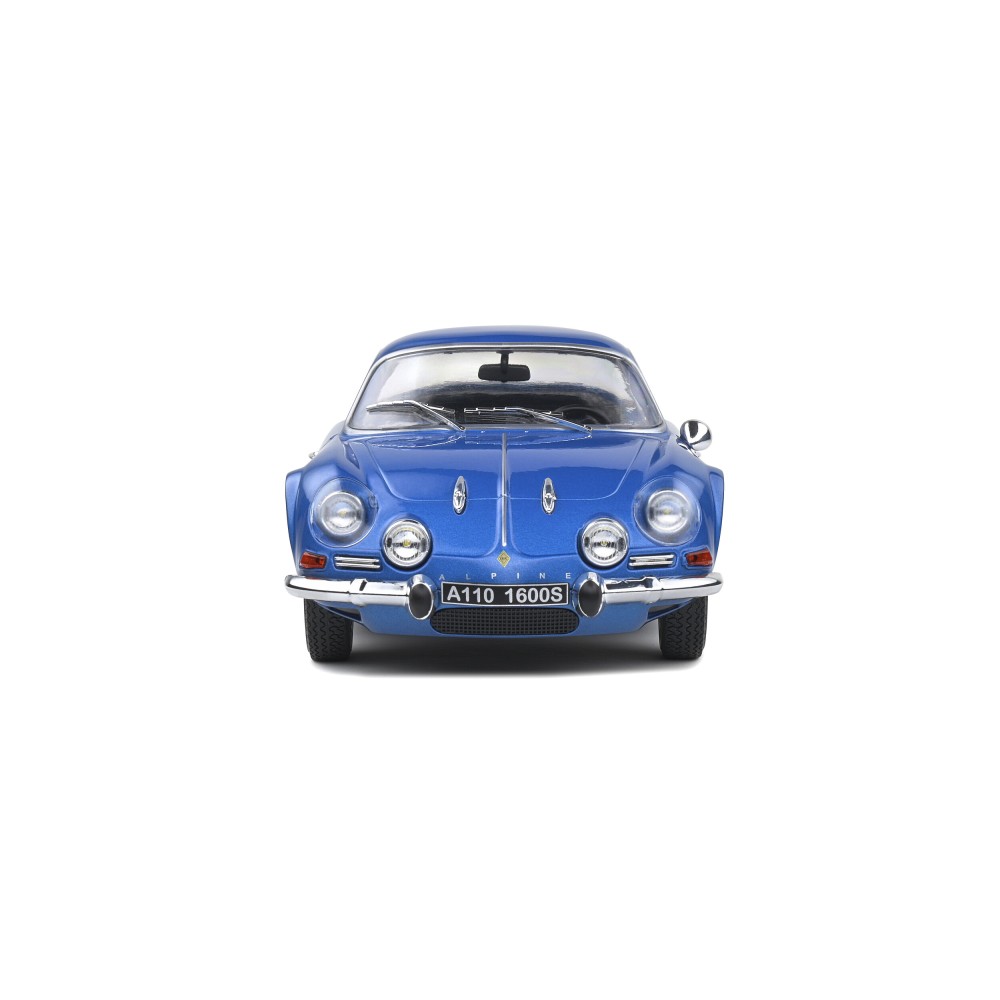 Метална кола Renault Alpine A110 1600S / Рено, 1969, Solido, мащаб 1:18, син цвят