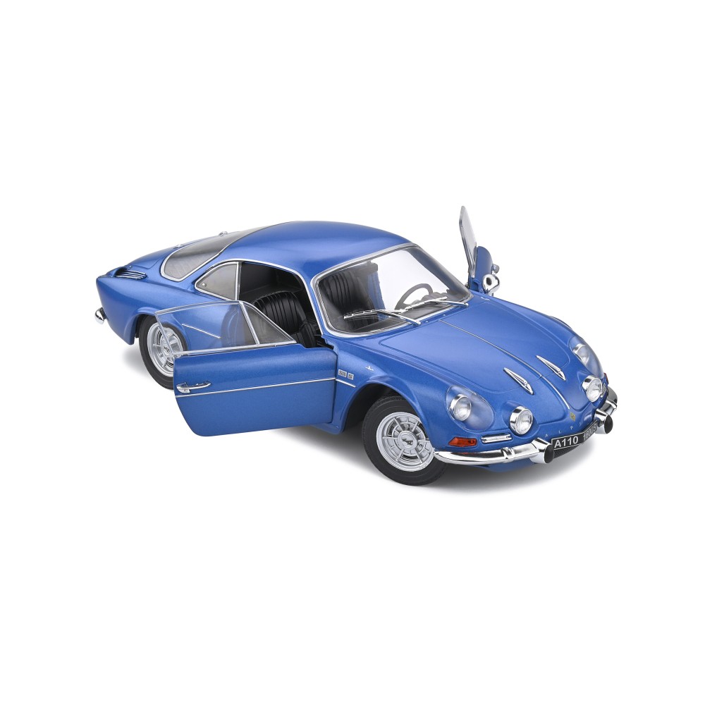 Метална кола Renault Alpine A110 1600S / Рено, 1969, Solido, мащаб 1:18, син цвят