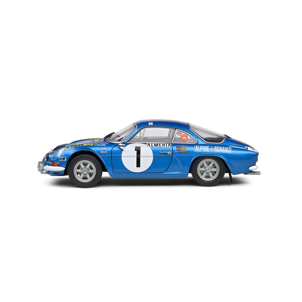 Колекционерски метален модел Renault Alpine A110 1600S / Рено Алпин, 1972, Solido, 1:18, син