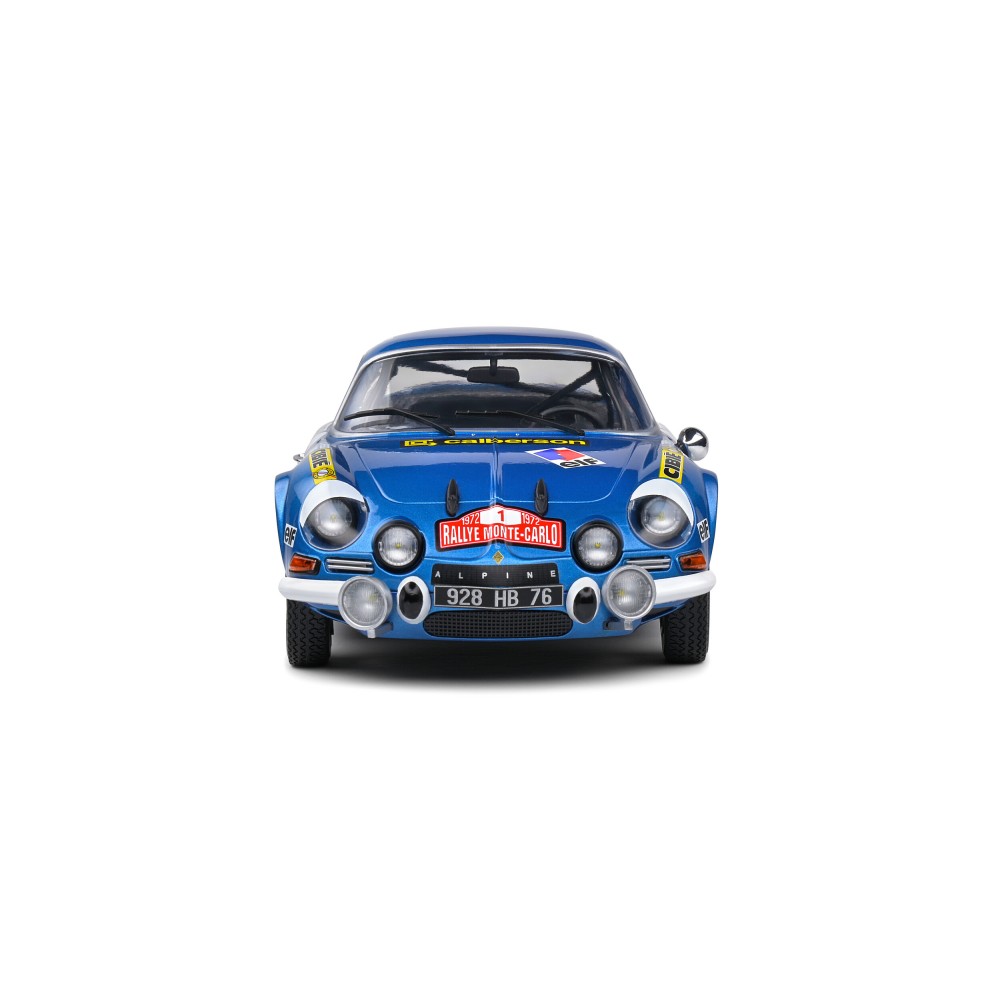 Колекционерски метален модел Renault Alpine A110 1600S / Рено Алпин, 1972, Solido, 1:18, син