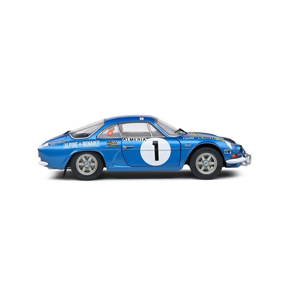 Колекционерски метален модел Renault Alpine A110 1600S / Рено Алпин, 1972, Solido, 1:18, син