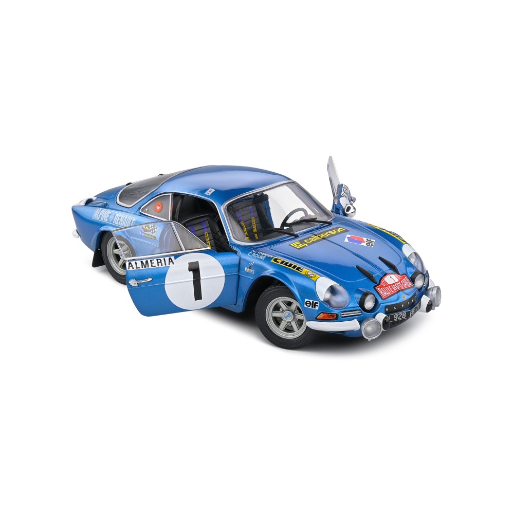 Колекционерски метален модел Renault Alpine A110 1600S / Рено Алпин, 1972, Solido, 1:18, син