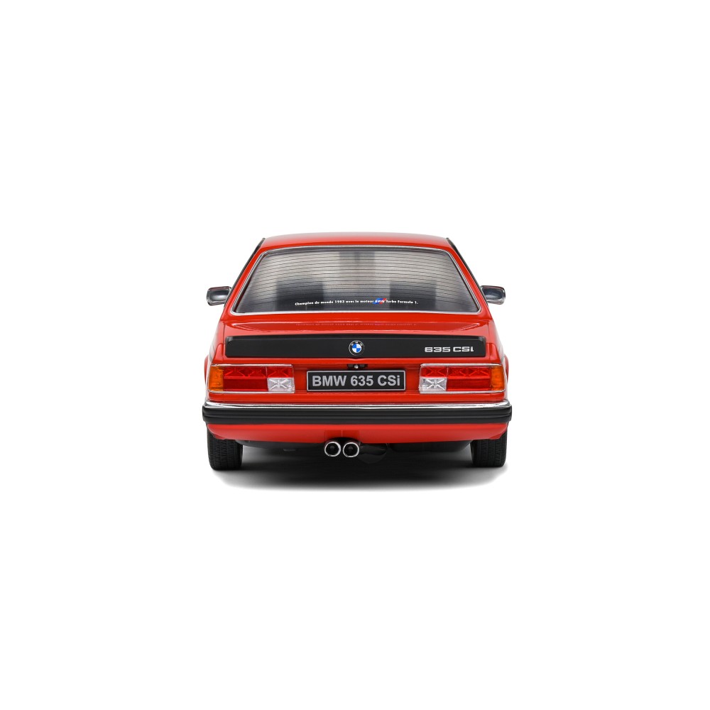 Колекционерски метален модел BMW 635 CSi E24 / БМВ, 1984, Solido, 1:18, червен