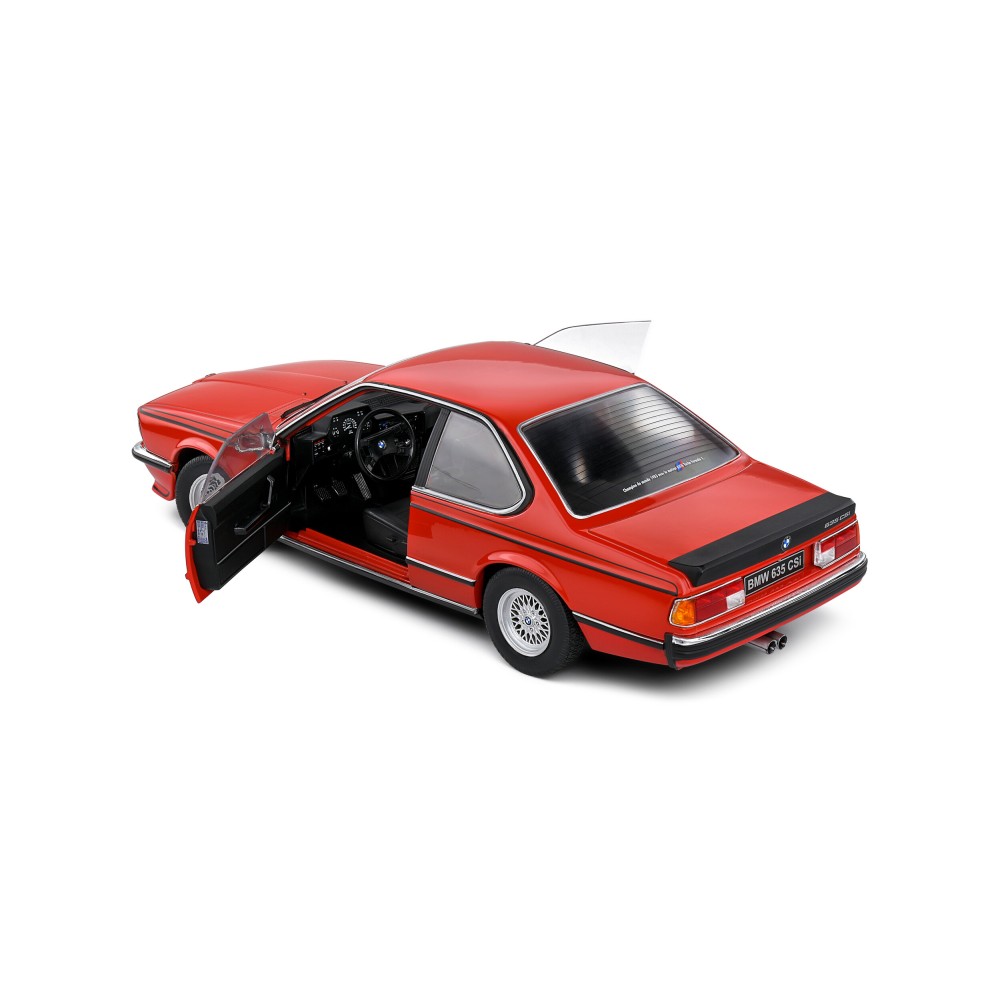 Колекционерски метален модел BMW 635 CSi E24 / БМВ, 1984, Solido, 1:18, червен