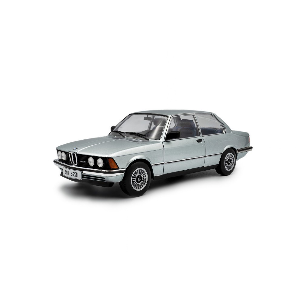 Метална кола BMW E21 323i / БМВ, 1980, Solido, мащаб 1:18, сапфирено-син цвят