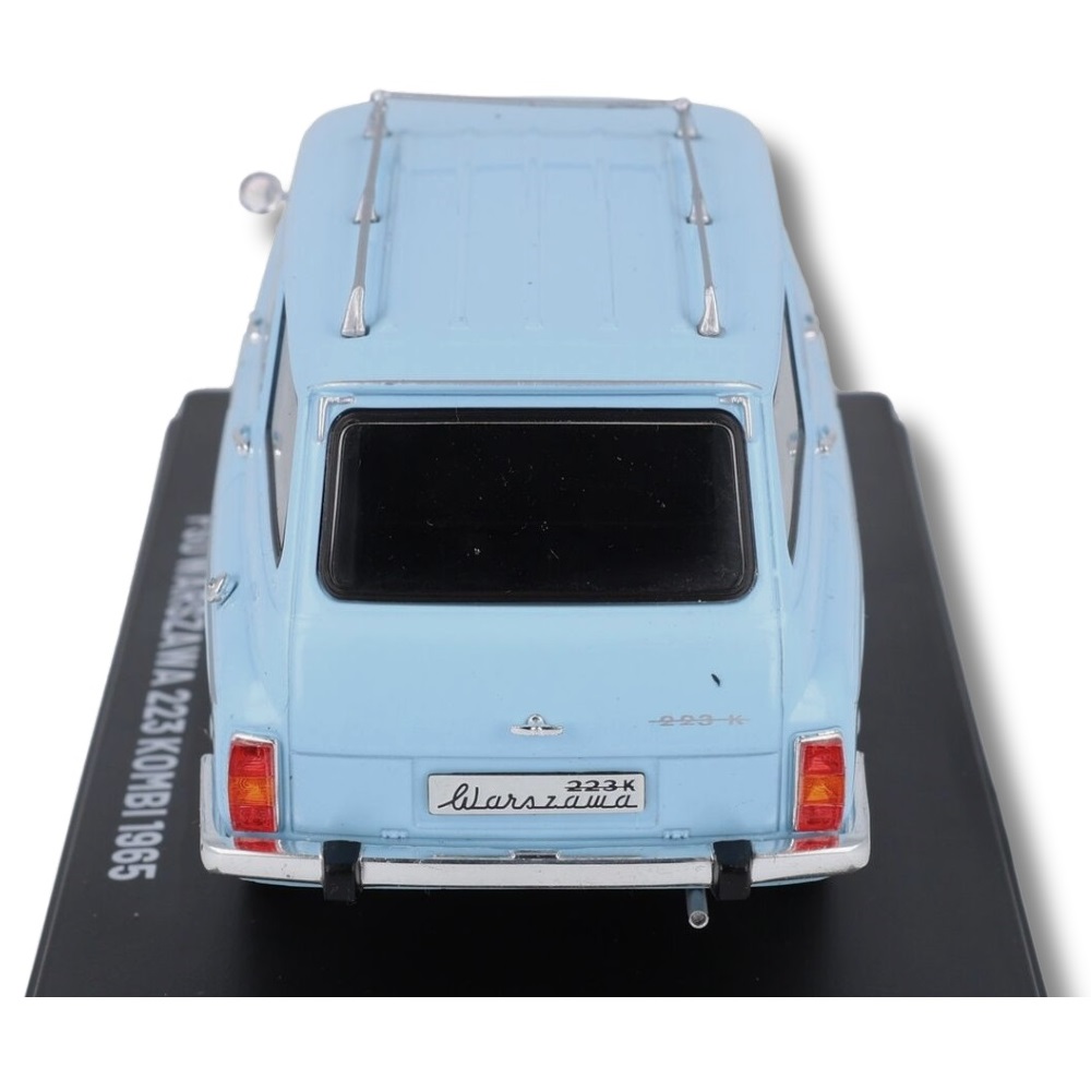 Колекционерски метален модел Warszawa 223 FSO Kombi / Варшава, 1965, EDICOLA, 1:24, светлосин