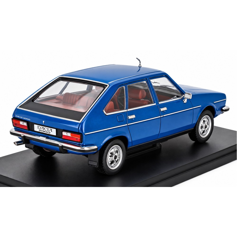 Колекционерски метален модел Dacia 2000 / Дачия, 1981, EDICOLA, 1:24, син