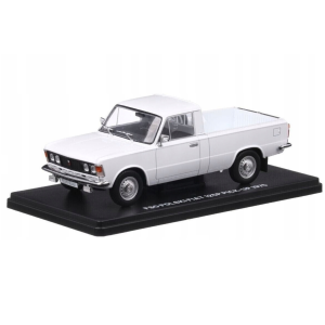 Колекционерски метален модел Polski Fiat 125p Pick-up / Полски Фиат, 1975, EDICOLA, 1:24, бял