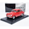 Метална колa Skoda Octavia Super / Шкода, 1959, WhiteBox, мащаб 1:24, червен цвят