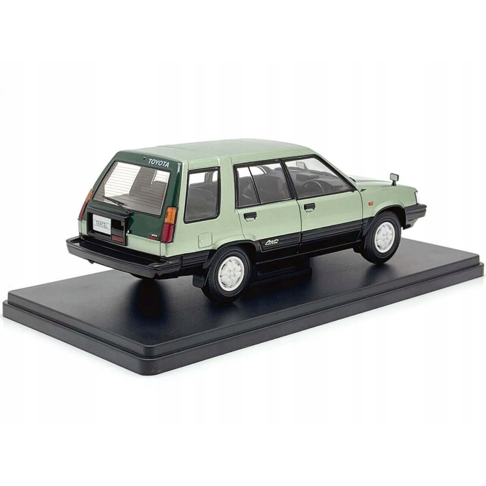 Колекционерски метален модел Toyota Tercel / Тойота, 1982, WhiteBox, 1:24, светлозелен металик