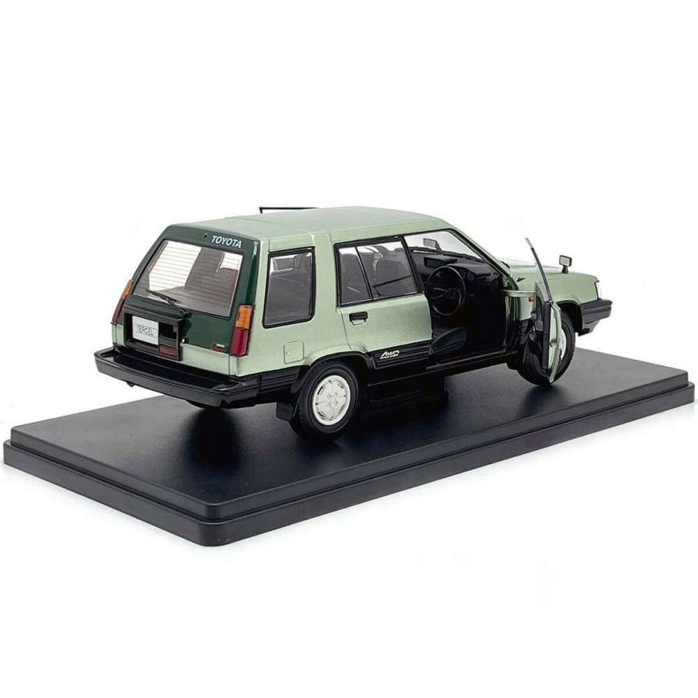 Колекционерски метален модел Toyota Tercel / Тойота, 1982, WhiteBox, 1:24, светлозелен металик