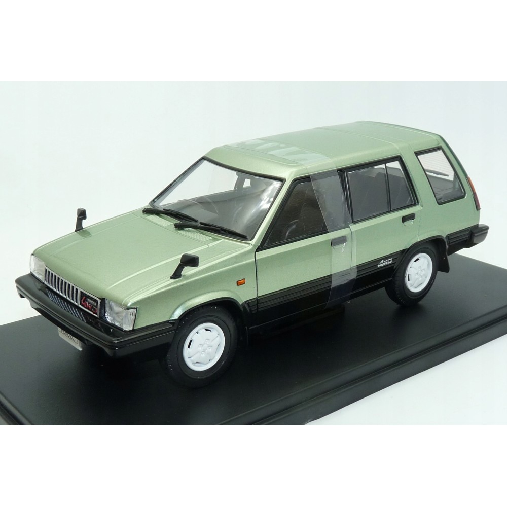 Колекционерски метален модел Toyota Tercel / Тойота, 1982, WhiteBox, 1:24, светлозелен металик