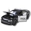 Метална колa Dodge Charger Pursuit / Додж, 2016, WELLY, мащаб 1:24, черно-бял цвят